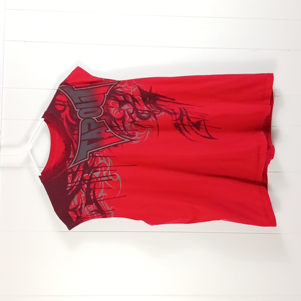 Tapout Red Muscle Tee Shirt Men's XL Athletic G40